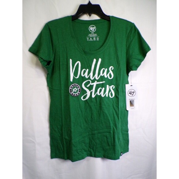 47 Tops - 47 Brand Dallas Stars Women's M Kelly Green T Shirt Scoop Neck Tee